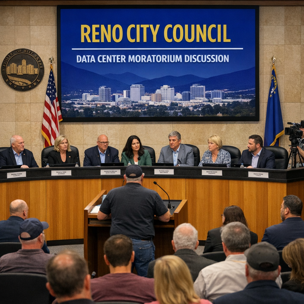 Reno Extends Moratorium on New Data Centers Amid Community Concerns